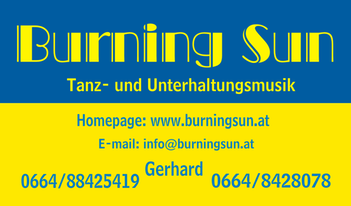 Visitenkarte Burning Sun